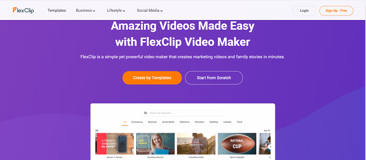 full screen video maker online free