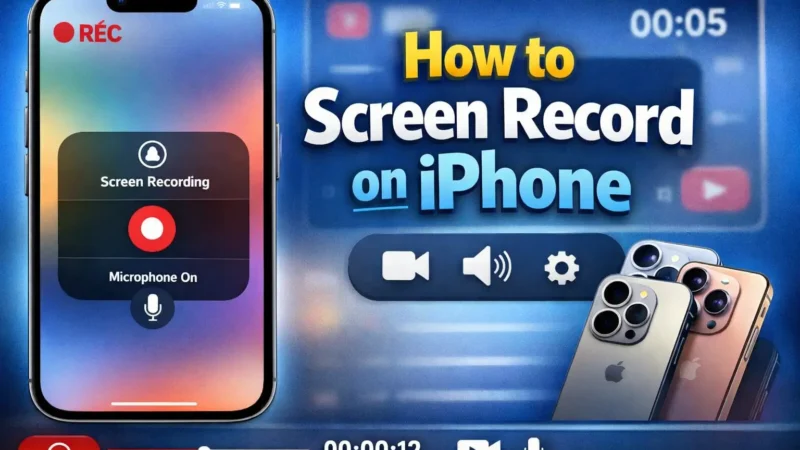 How to Screen Record on iPhone (All Models) – Step-by-Step Guide 2026
